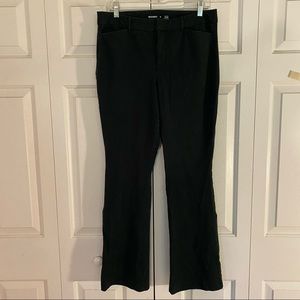 Old Navy high waisted pixie flare pant hunter green size 12